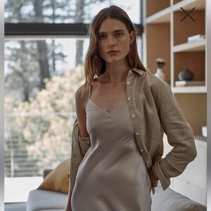 Quince linen long sleeve shirt